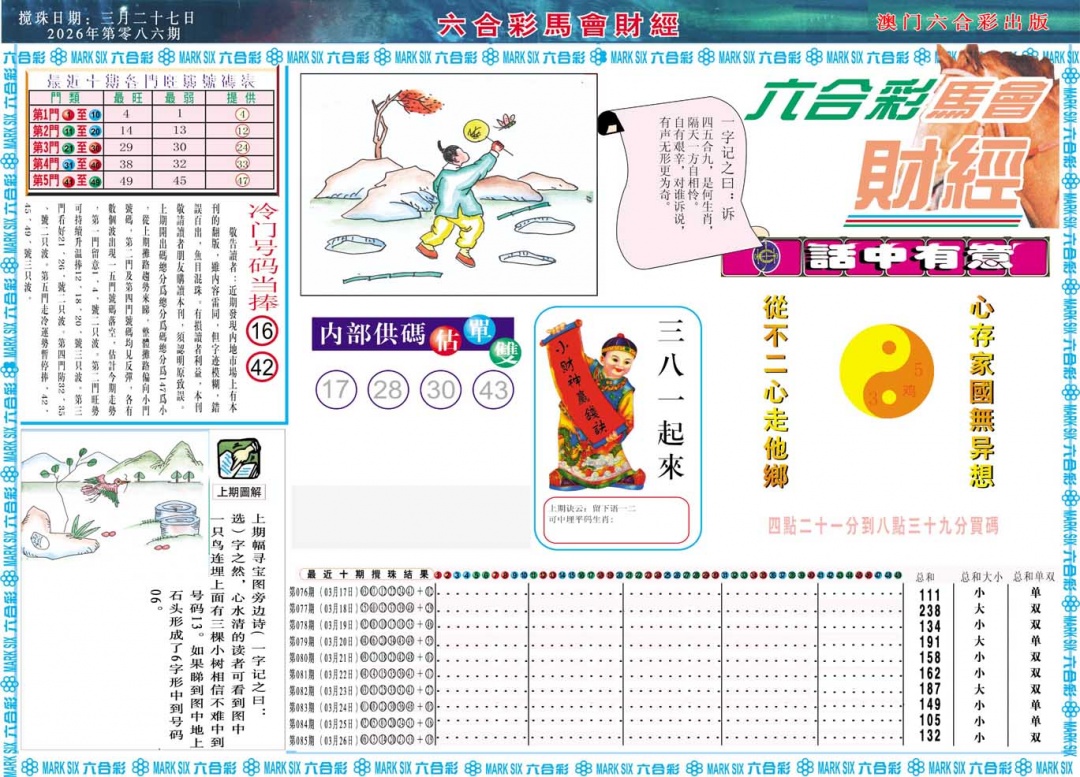 086期马会财经A[图]